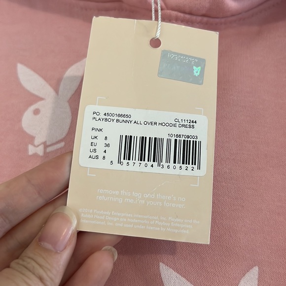 BNWT Playboy X Missguided Hoodie - Picture 6 of 7